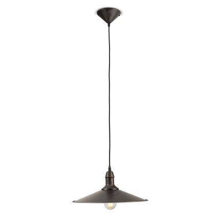 BRILAGI - Висяща лампа на кабел FORGE 1xE27/60W/230V Ø 36 см, кафява