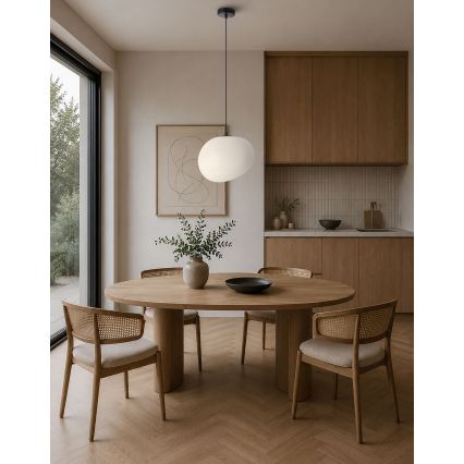 BRILAGI - Висяща лампа на кабел PEBBLES 1xE27/40W/230V Ø 30 см черна