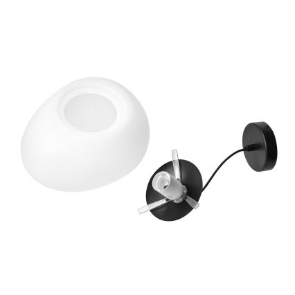 BRILAGI - Висяща лампа на кабел PEBBLES 1xE27/40W/230V Ø 30 см черна