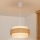 Brilagi - Висяща лампа на кабел SPACE 1xE27/60W/230V диаметър 40 см бежова/кремава