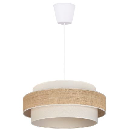 Brilagi - Висяща лампа на кабел SPACE 1xE27/60W/230V диаметър 40 см бежова/кремава