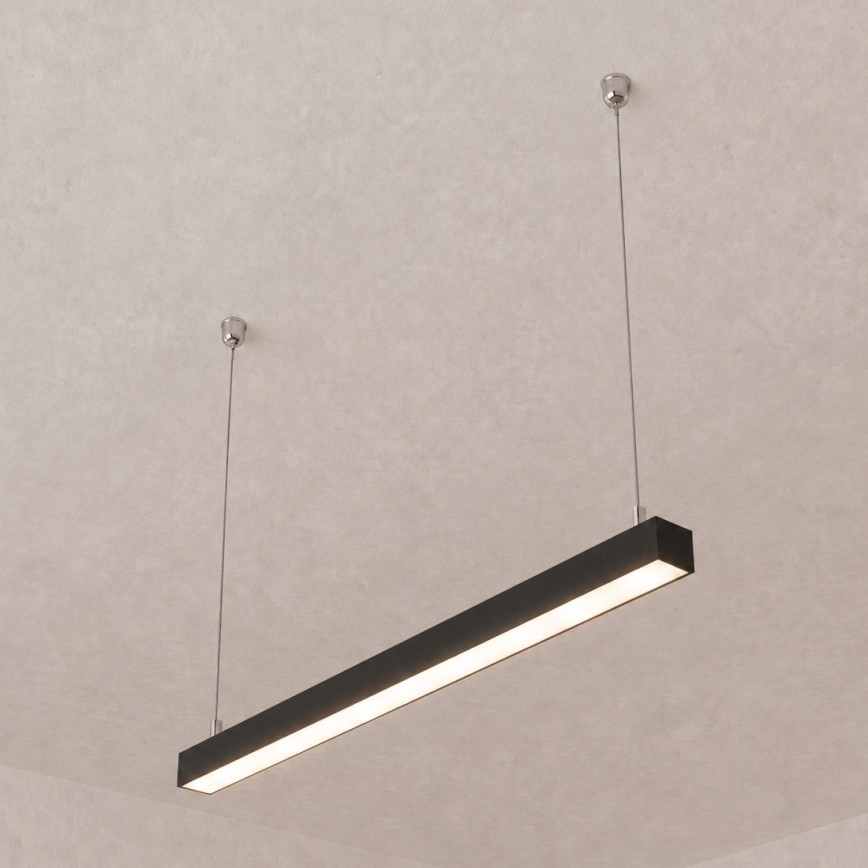 Brilagi - LED висящо осветително тяло FULLDAY LED/10/15/20W/230V 2700/4000/6000K 60 cm черно