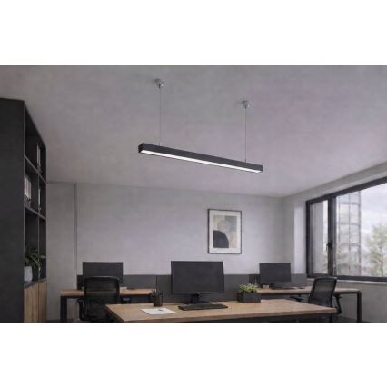 Brilagi - LED висящо осветително тяло FULLDAY LED/10/15/20W/230V 2700/4000/6000K 60 cm черно