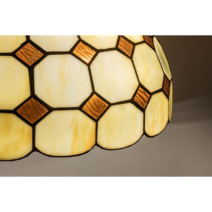 Brilagi - витражен полилей Tiffany на верига DORAN 2xE27/60W/230V