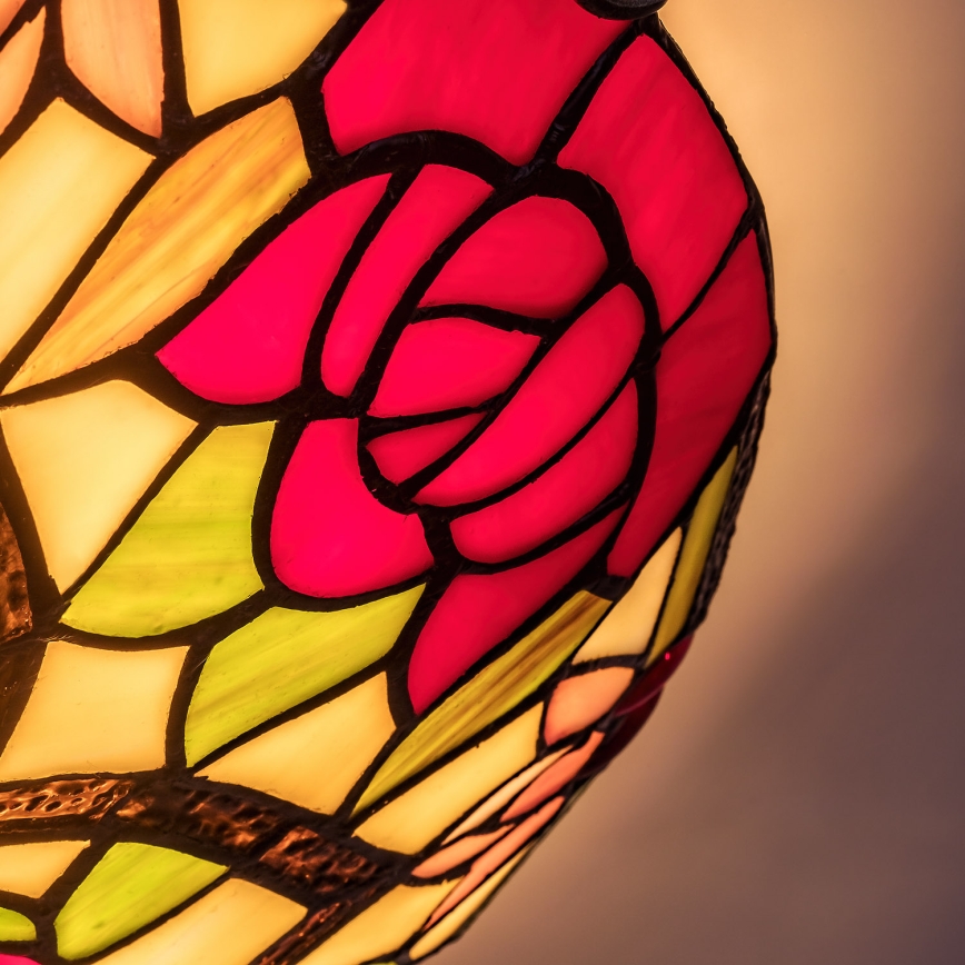 Brilagi - витражен таванен плафон в стил Tiffany GARLAN 2xE27/60W/230V