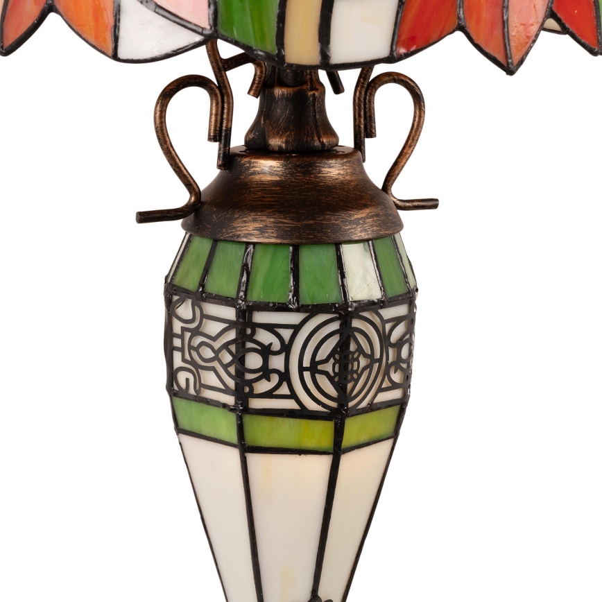 Brilagi - витражна настолна лампа в стил Тифани SUNFLOWER 1xE27/60W/230V + 1xE14/40W