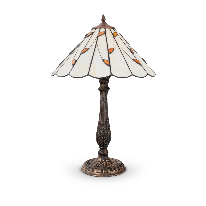 Brilagi - Витражна настолна лампа в стил Tiffany FOLIA 2xE27/60W/230V