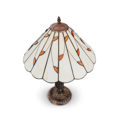 Brilagi - Витражна настолна лампа в стил Tiffany FOLIA 2xE27/60W/230V