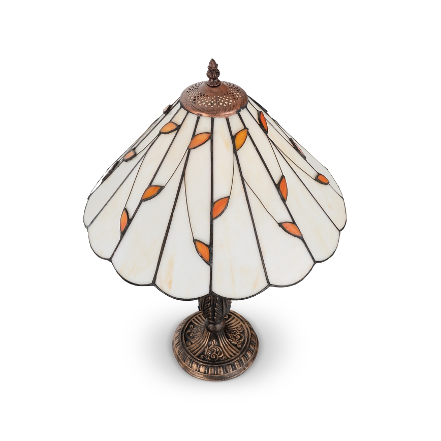 Brilagi - Витражна настолна лампа в стил Tiffany FOLIA 2xE27/60W/230V