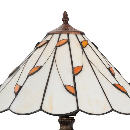 Brilagi - Витражна настолна лампа в стил Tiffany FOLIA 2xE27/60W/230V
