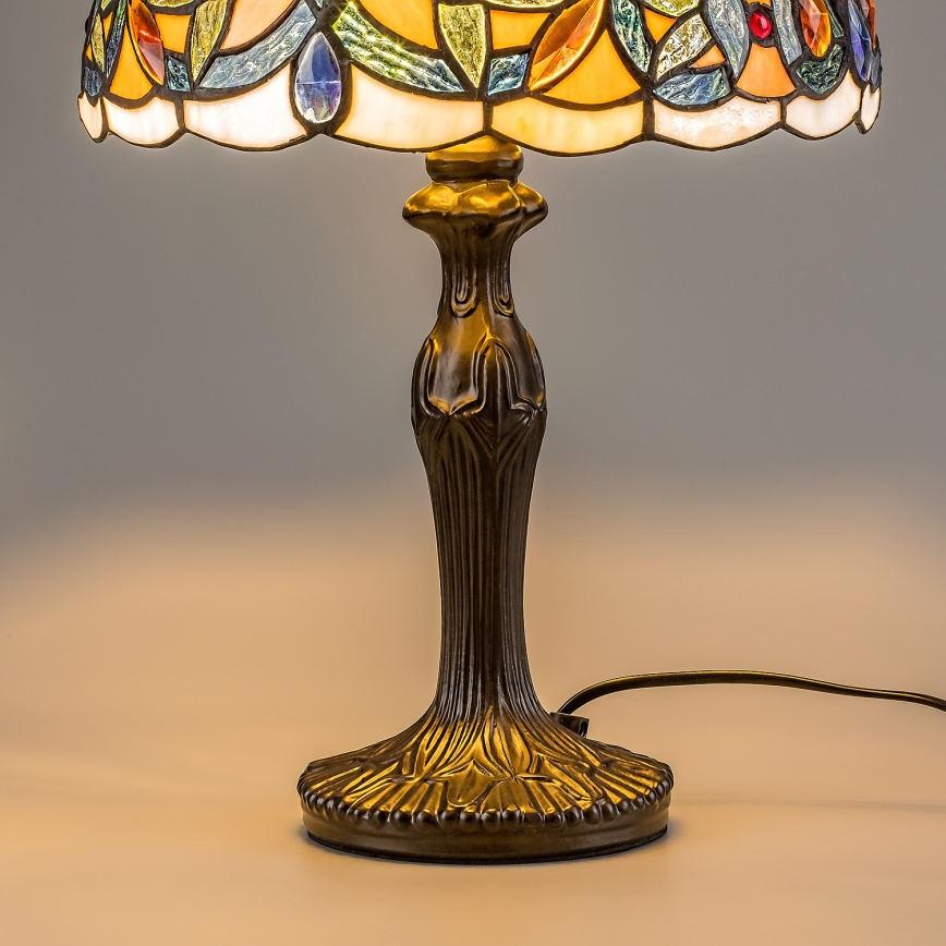Brilagi - Витражна настолна лампа в стил Tiffany LUISA 1xE27/40W/230V