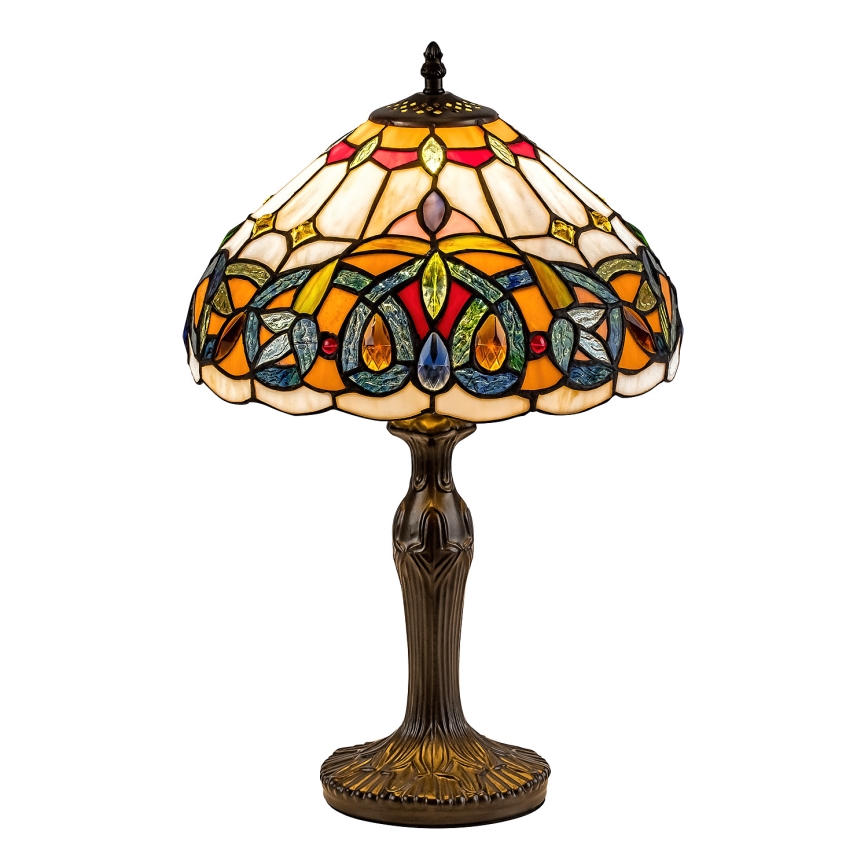 Brilagi - Витражна настолна лампа в стил Tiffany LUISA 1xE27/40W/230V