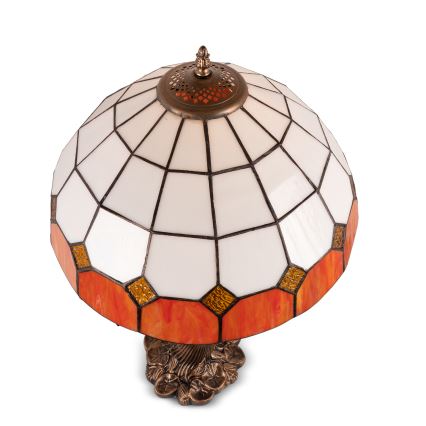 Brilagi - Витражна настолна лампа в стил Tiffany SIENNA 1xE27/60W/230V