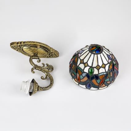 Brilagi - витражна стенна лампа в стил Тифани LUISA, 1xE27/40W/230V