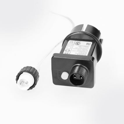 Brilagi - Външен LED низ 200 LED/8 функции, 13 м, IP44, студено бяло, ледени висулки