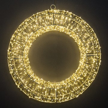 Brilagi - Външен LED коледен венец, 6W/230V, IP44