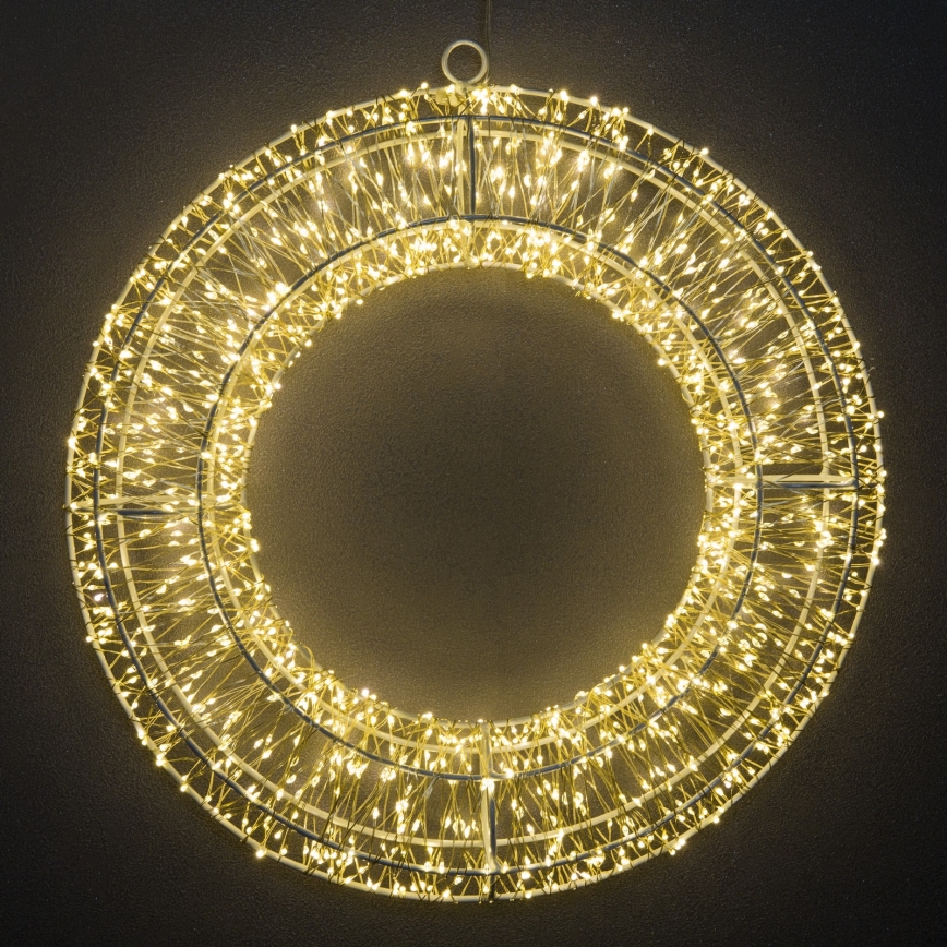 Brilagi - Външен LED коледен венец, 6W/230V, IP44