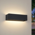 Brilagi - Външен стенен LED аплик DONNANI LED/12W/230V 30 cm черен IP44