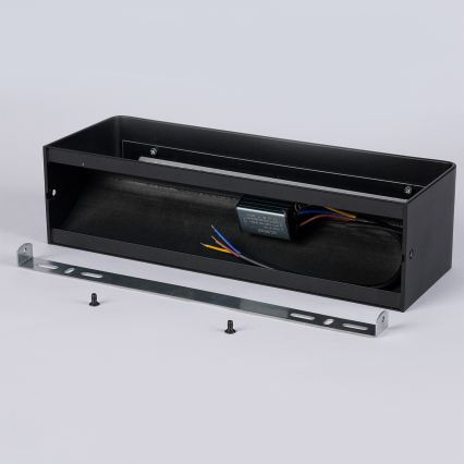 Brilagi - Външен стенен LED аплик DONNANI LED/12W/230V 30 cm черен IP44