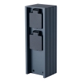 Brilagi - Външен стълб за контакти PILLAR 2Z SCHUKO 230V IP44 антрацит