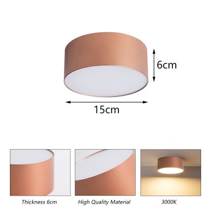 BRILAGI - Външен таванен осветител FORIS LED/20W/230V Ø 15 см бронзов IP44