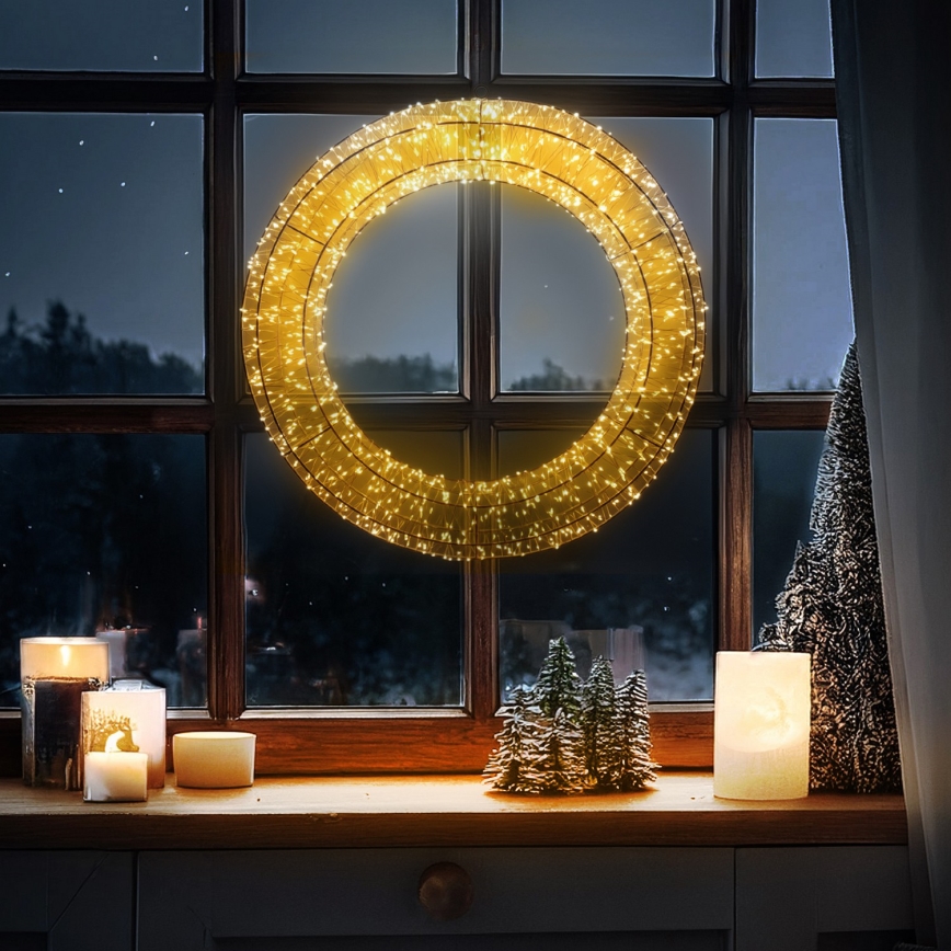 Brilagi - Външен коледен венец LED/6W/230V IP44 50 см