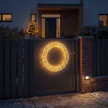 BRILAGI - Външен коледен венец с LED, 5,4 W/230 V, IP44, Ø 50 см