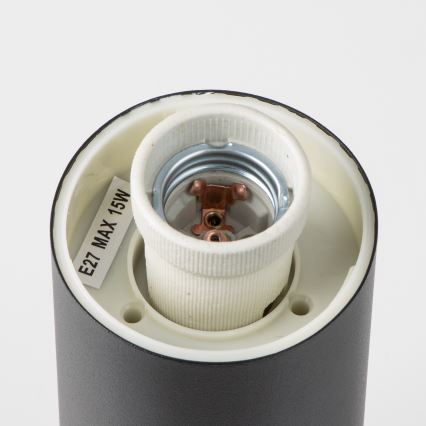 Brilagi - Външна лампа NOVA 1xE27/15W/230V 40 cm IP44 черна