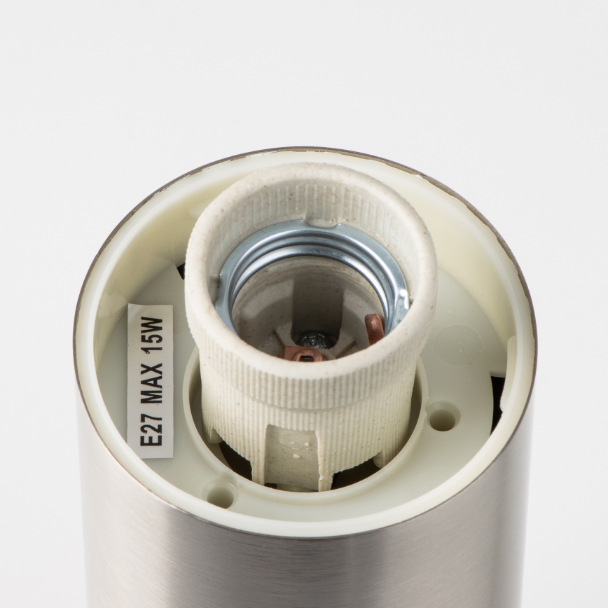 Brilagi - Външна лампа NOVA 1xE27/15W/230V 40 см IP44 матов хром