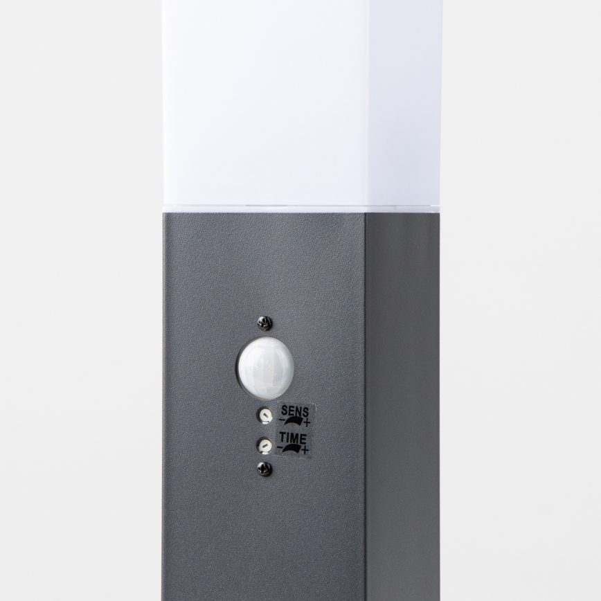 Brilagi - Външна лампа NOVA със сензор, 1xE27/15W/230V, 40 см, IP44, антрацит
