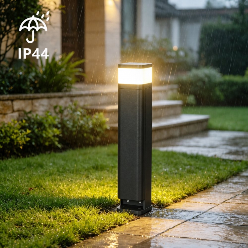BRILAGI - Външна лампа с 2 гнезда SCHUKO PILLAR 1xG9/11W/230V IP44 черна