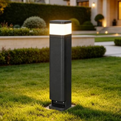 BRILAGI - Външна лампа с 2 гнезда SCHUKO PILLAR 1xG9/11W/230V IP44 черна