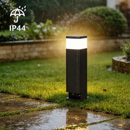 BRILAGI - Външна лампа с 2 SCHUKO гнезда PILLAR 1xG9/11W/230V IP44 черна