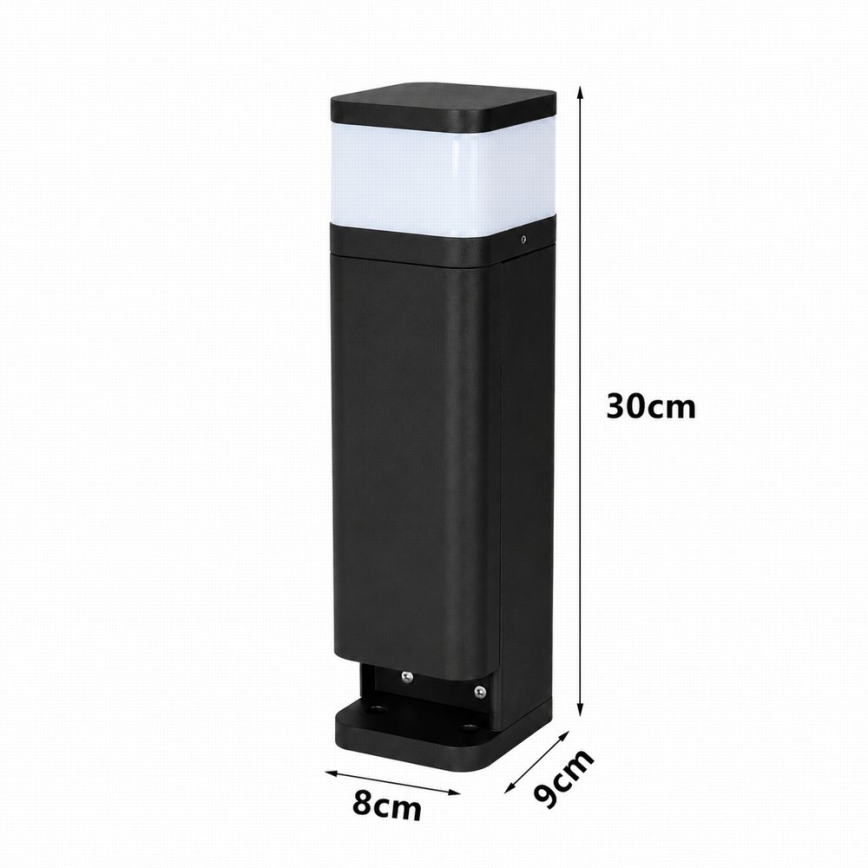 BRILAGI - Външна лампа с 2 SCHUKO гнезда PILLAR 1xG9/11W/230V IP44 черна