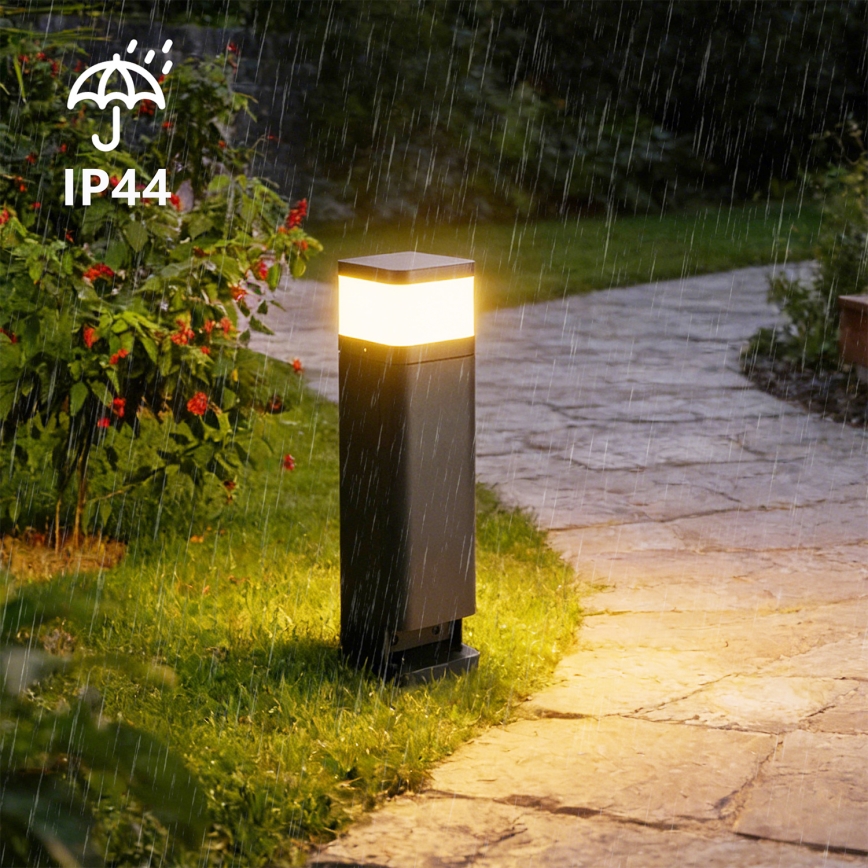 Brilagi - Външна лампа PILLAR с 2 SCHUKO контакта 1xG9/11W/230V IP44 антрацит
