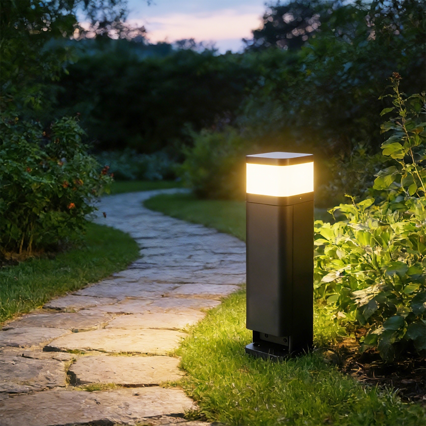 Brilagi - Външна лампа PILLAR с 2 SCHUKO контакта 1xG9/11W/230V IP44 антрацит