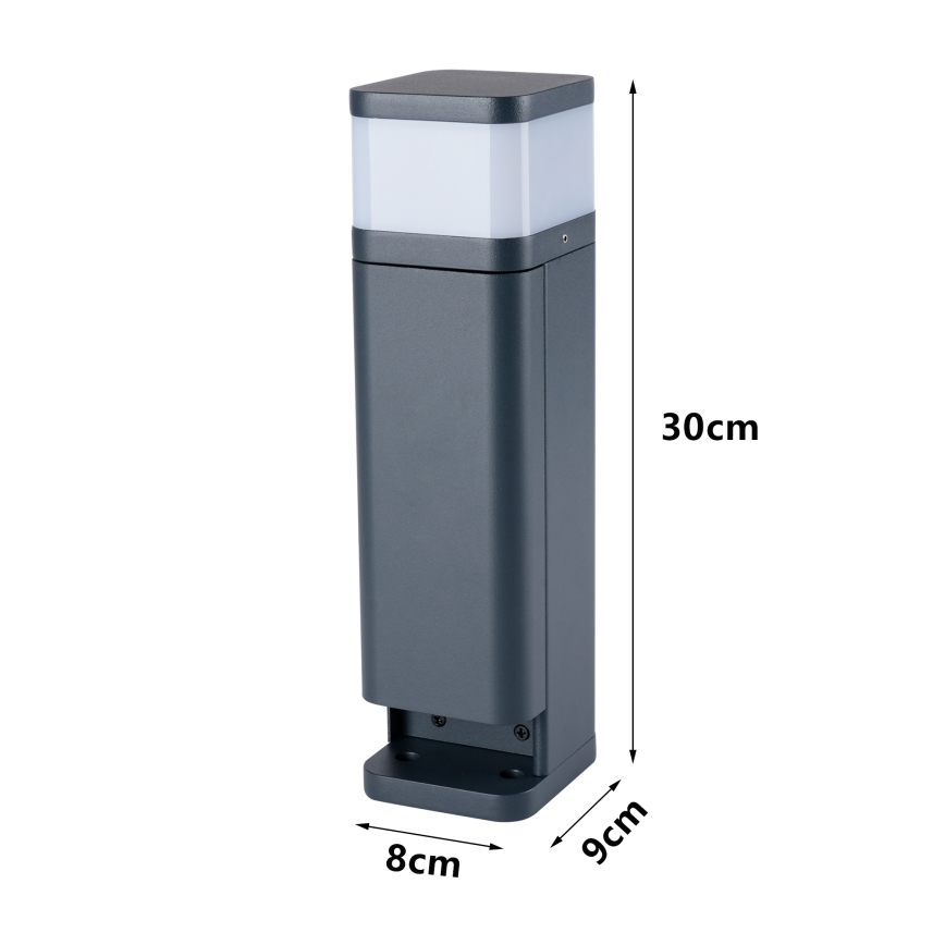 Brilagi - Външна лампа PILLAR с 2 SCHUKO контакта 1xG9/11W/230V IP44 антрацит