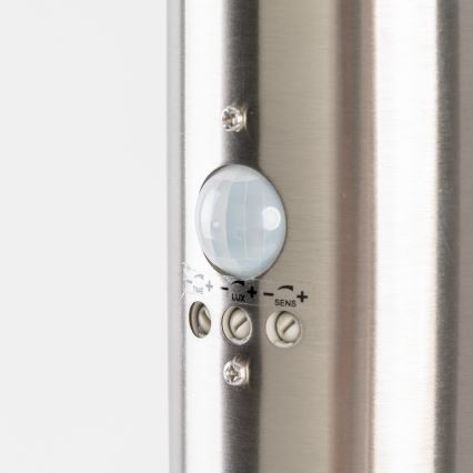 BRILAGI - Външна лампа със сензор за движение ELIA 1xE27/20W/230V IP44 50 см матов хром