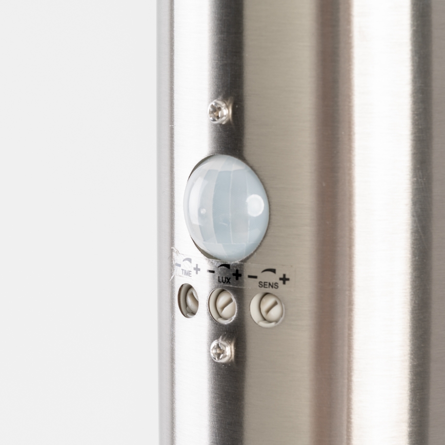 BRILAGI - Външна лампа със сензор за движение ELIA 1xE27/20W/230V IP44 50 см матов хром