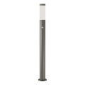 Brilagi - Външна лампа с датчик за движение ELIA 1xE27/20W/230V IP44 100 cm матов хром