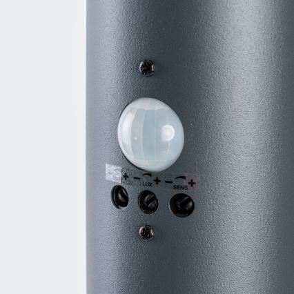 BRILAGI - Външна лампа със сензор за движение ELIA 1xE27/20W/230V IP44 100 cm антрацит