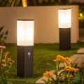 Brilagi - Външна лампа със сензор NOVA 1xE27/15W/230V 40 см IP44 антрацит