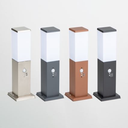 Brilagi - Външна лампа със сензор NOVA 1xE27/15W/230V 40 см IP44 антрацит