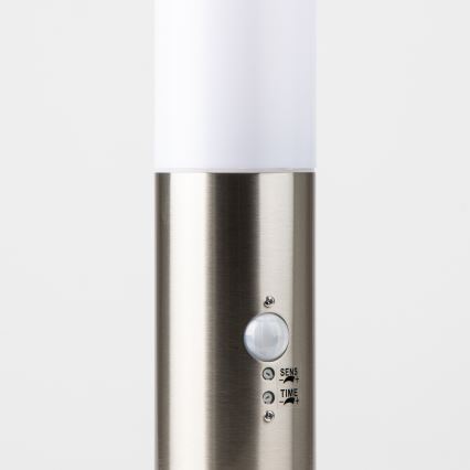 Brilagi - Външна лампа със сензор NOVA 1xE27/15W/230V 40 см IP44 матов хром