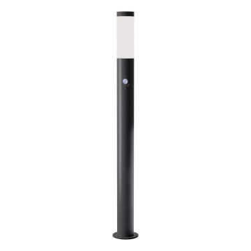 Brilagi - Външна лампа със сензор за движение ELIA 1xE27/20W/230V IP44 100 cm антрацит