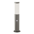 Brilagi - Външна лампа със сензор за движение ELIA 1xE27/20W/230V IP44 50 см матов хром
