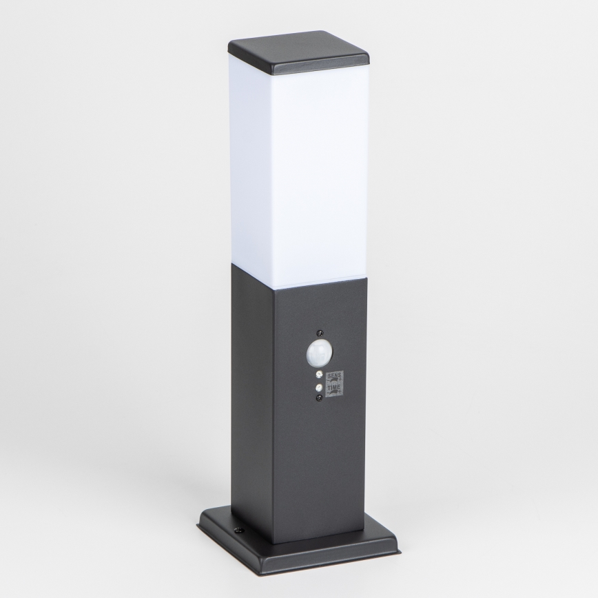 Brilagi - Външна лампа със сензор за движение NOVA 1xE27/15W/230V 40 cm IP44 черна