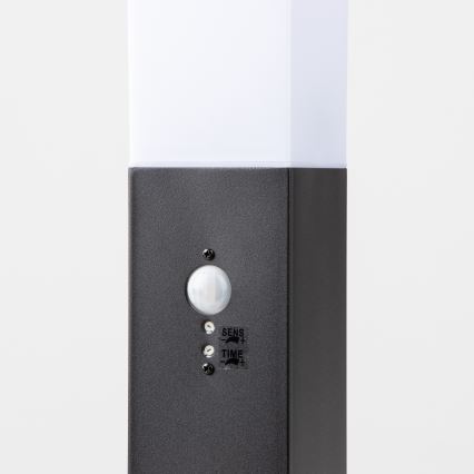 Brilagi - Външна лампа със сензор за движение NOVA 1xE27/15W/230V 40 cm IP44 черна