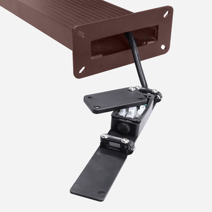 Brilagi - Външна LED лампа RIANO LED/8W/230V кафява IP65 80 см