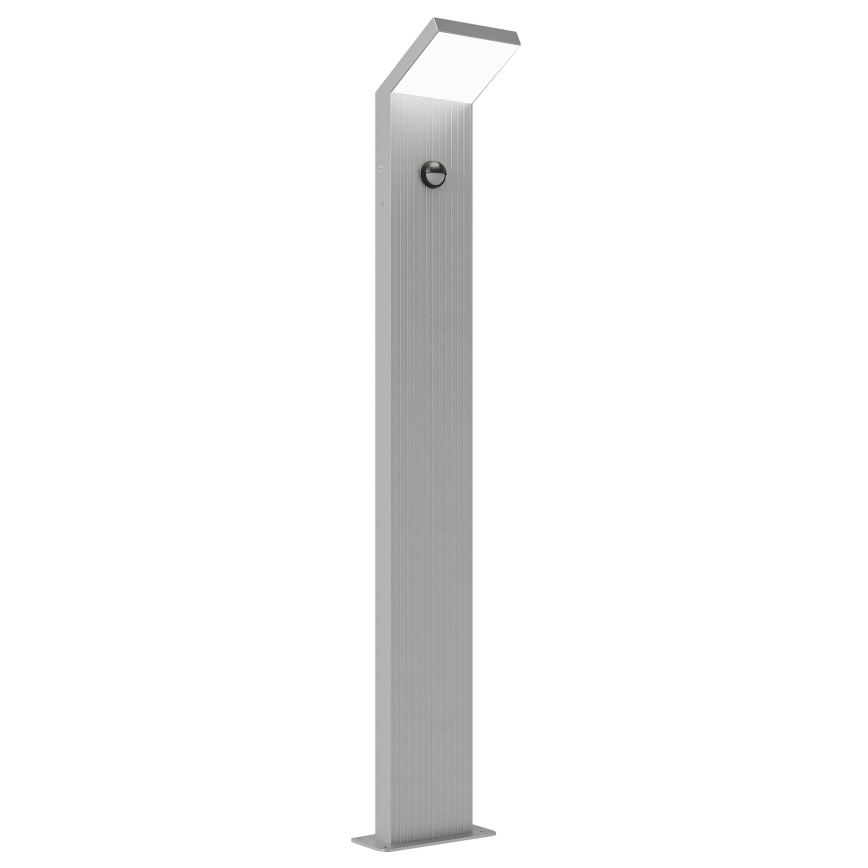 Brilagi - LED външна лампа със сензор RIANO LED/8W/230V сребриста IP65